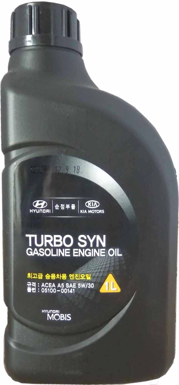

Моторное масло Hyundai/KIA Turbo Syn 5W30 1л [0510000141], Моторное масло Hyundai/KIA Turbo Syn 5W30 1л 0510000141