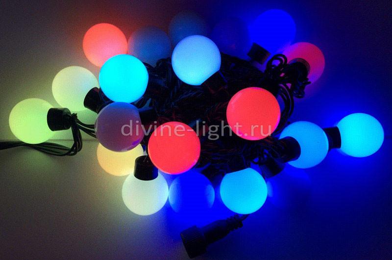 

Новогодняя гирлянда RichLED RL-T5-20C-40B-B/RGB, Светодиодная гирлянда RichLED RL-T5-20C-40B-B/RGB
