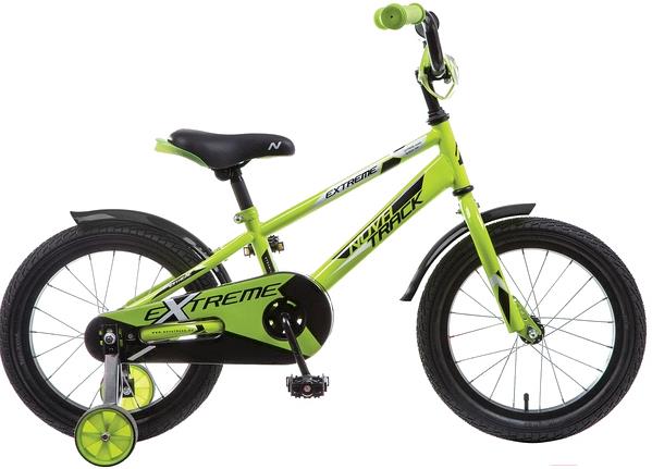 

Велосипед детский Novatrack Extreme 16'' зеленый [163EXTREME.GN9], Extreme детский