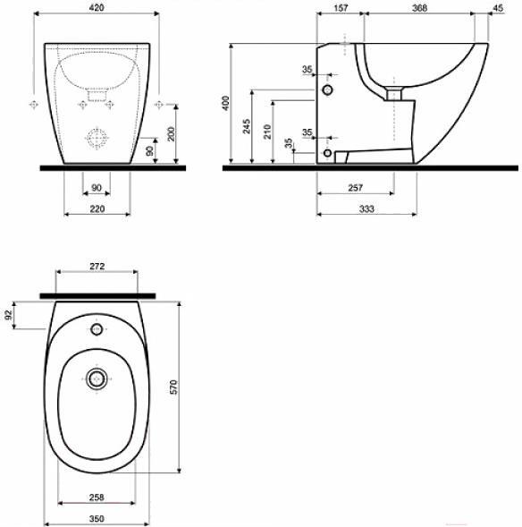 

Биде Kolo Ego Reflex [K15000900], Биде Kolo Ego Reflex (K15000900)