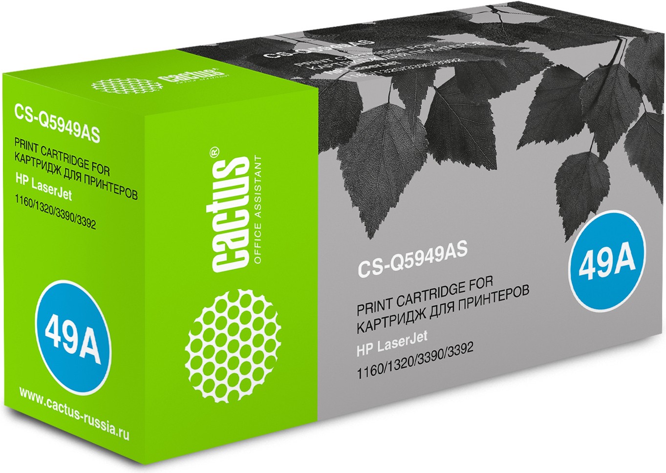 

Картридж Cactus CS-Q5949AS Black