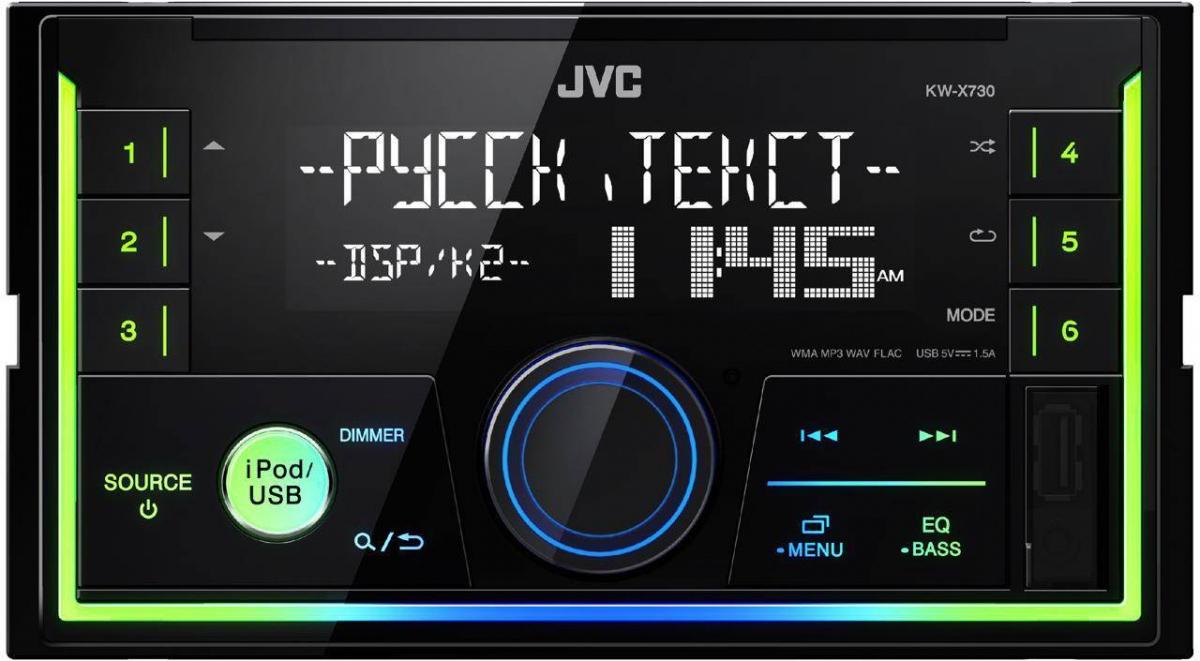 

USB-магнитола JVC KW-X730, KW-X730