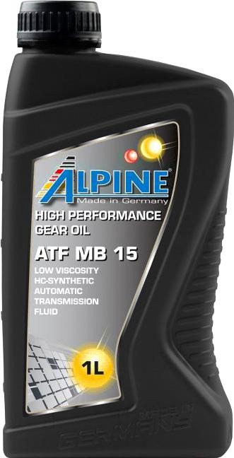 

Трансмиссионное масло Alpine ATF MB 15 1л [0101551], Трансмиссионное масло Alpine ATF MB 15 1л 0101551