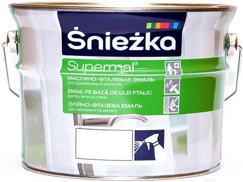 

Краска Sniezka Supermal масляно-фталевая 2.5 л белый глянец