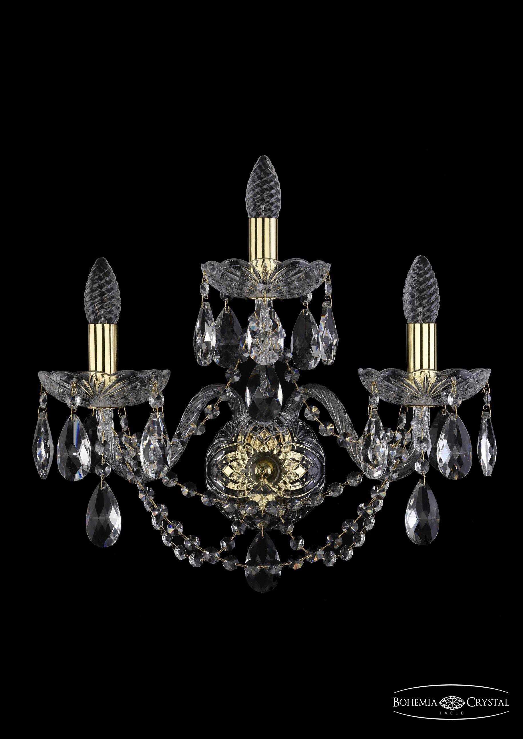 

Подвесная люстра Bohemia Ivele Crystal 1406B/2+1/195/XL/G, Бра Bohemia Ivele Crystal 1406B/2+1/195/XL/G