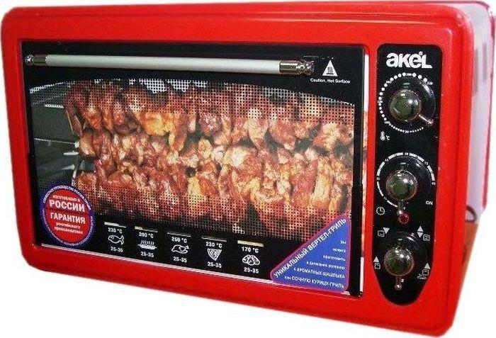 

Мини-печь Akel AF 740 красный, AF 740