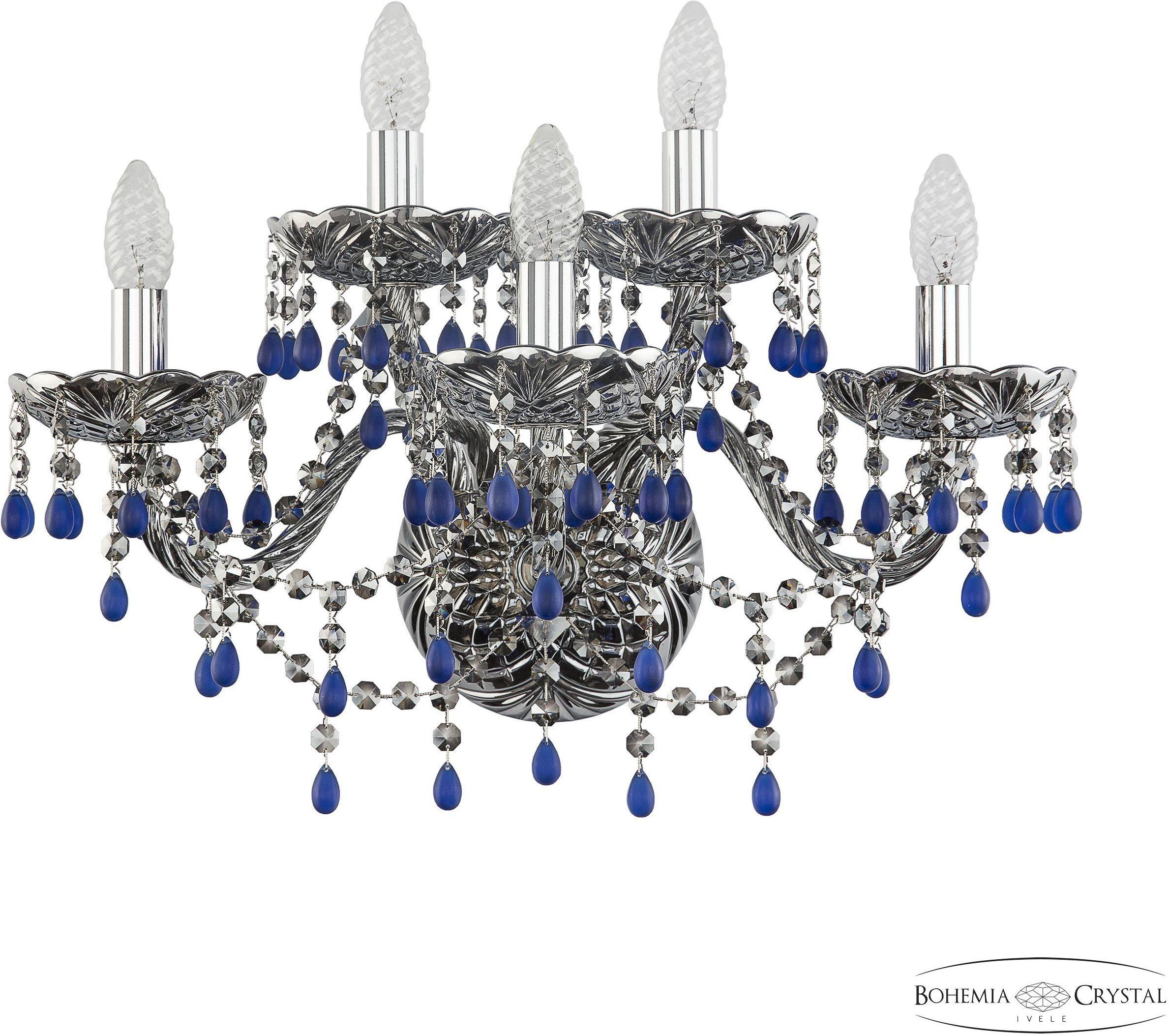

Подвесная люстра Bohemia Ivele Crystal 1410B/3+2/195/XL Ni V3001 M781