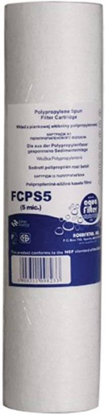 

Картридж Aquafilter FCPS5M 20BB 5мкм полипропилен, FCPS5M 20BB 5мкм
