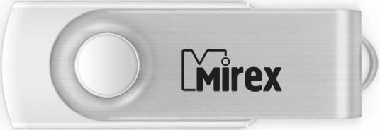 

USB Flash Mirex SWIVEL WHITE 4GB (13600-FMUSWT04)