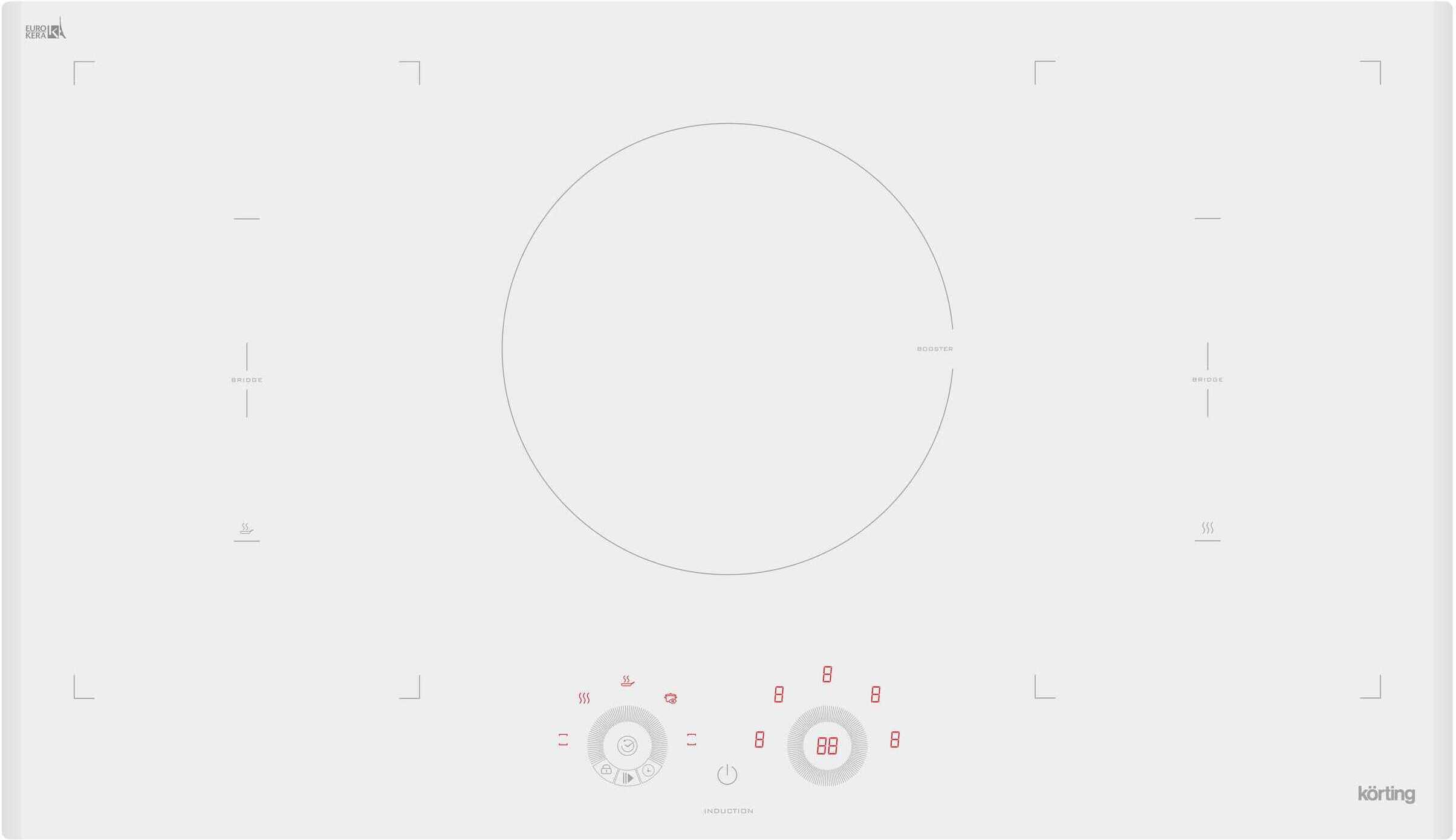 

Варочная панель Korting HIB 95750 BW Smart