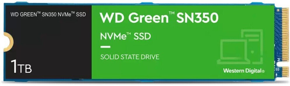 

SSD диск WD 1ТБ [WDS100T3G0C], SSD диск WD Green SN350 1TB (WDS100T3G0C)