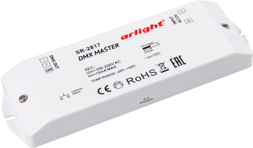 

Arlight Контроллер DMX SR-2817 (220V, 8 зон) [017614], Контроллер DMX SR-2817 (220V, 8 зон)
