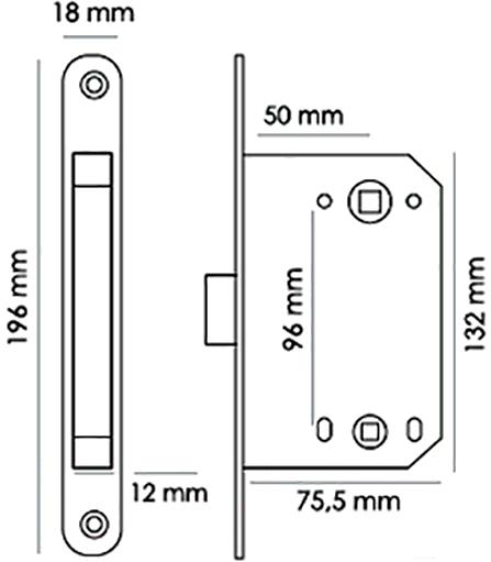 

Замок, защелка Morelli Защелка врезная с фиксацией 1895P BN, Morelli Защелка врезная с фиксацией 1895P BN