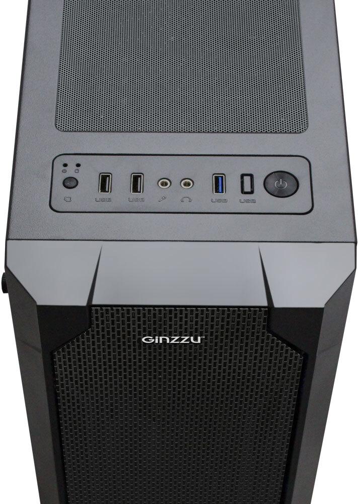 

Корпус для компьютера Ginzzu SL300 ATX без БП, SL300 ATX без БП