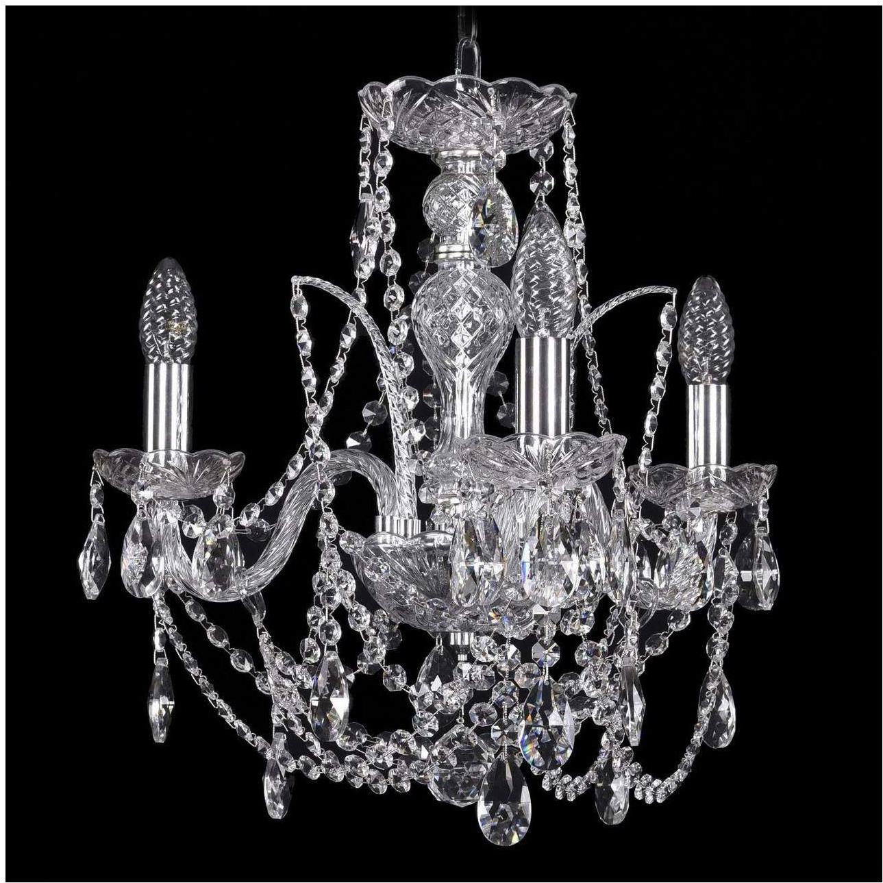 

Подвесная люстра Bohemia Ivele Crystal 1411/3/141/Ni
