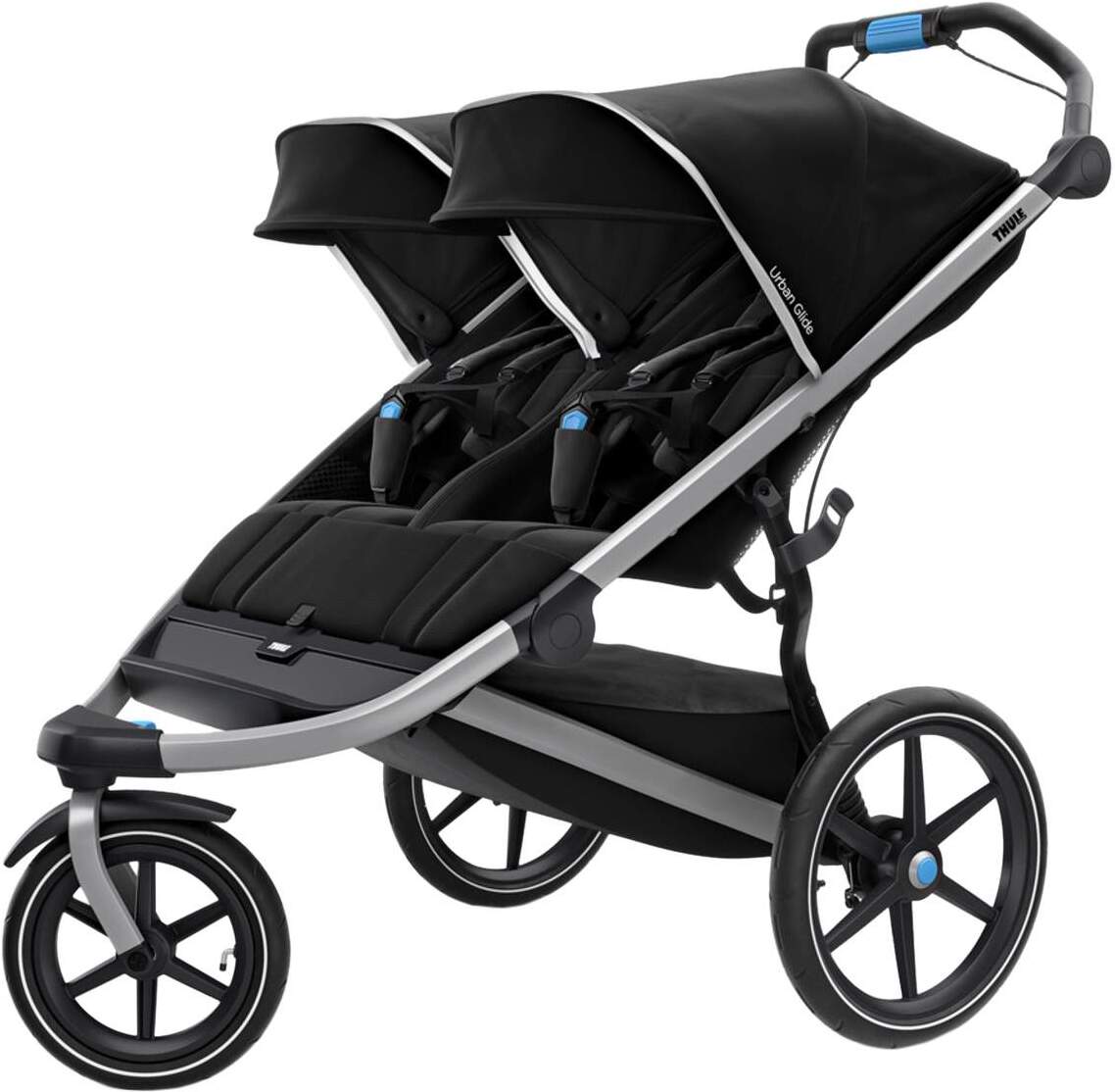 

Коляска прогулочная «книга» Thule Urban Glide 2 Double 2021 (jet black)