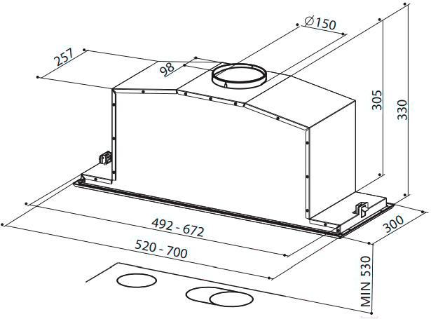 

Кухонная вытяжка Faber Inca Lux 2.0 EG8 X/WH A70 [110.0356.541], Inca Lux 2.0 EG8 X/WH A70