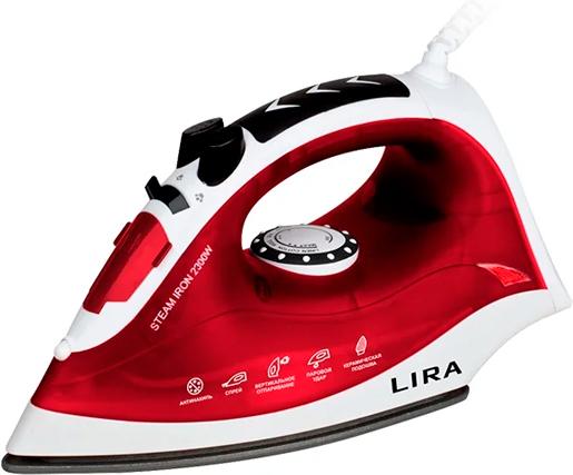 

Утюг LIRA LR 0601 белый/красный, LR 0601