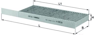 

Салонный фильтр Knecht/Mahle LA751/S, LA751/S