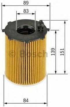 

Фильтр масляной Bosch 1457429307, 1457429307