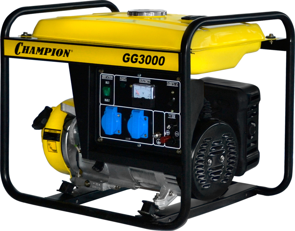 

Бензиновый генератор Champion GG3000, Генератор Champion GG3000