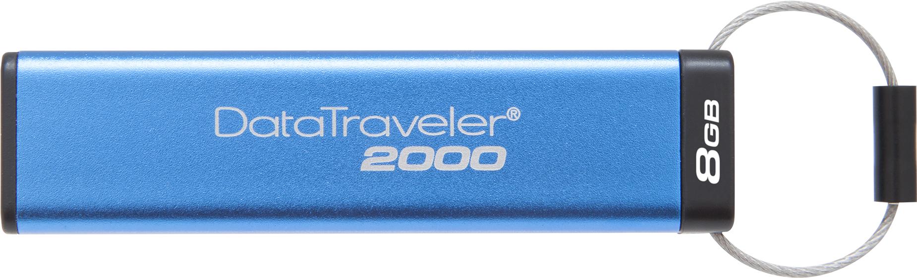 

Usb flash Kingston DataTraveler 2000 8Gb синий [DT2000/8GB], DataTraveler 2000 8Gb