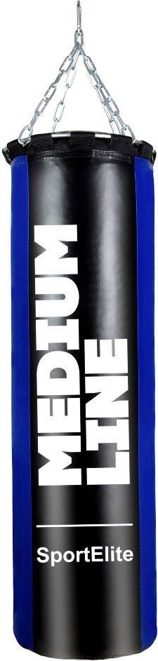 

Боксерский мешок Sport Elite Medium line 75 см d-26 20 кг синий/черный [ML-20BB], Medium line 75см d-26 20кг