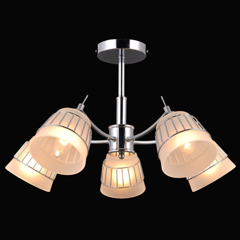 

Люстра на штанге Natali Kovaltseva Люстра 5 x E14, 40W, [FRIENDLY 75088/5C CHROME], Люстра 5 x E14, 40W,