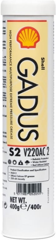 

Пластичная смазка Shell Gadus S2 V220 AC 2 0,4кг (550050007)