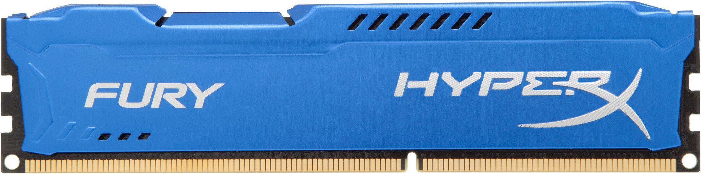 

Оперативная память Kingston HyperX Fury Blue 4GB DDR3 PC3-14900 (HX318C10F/4), HyperX Fury Blue 4GB DDR3 PC3-14900