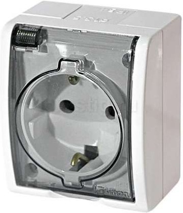 

Розетка Simon 1594445-030 белый