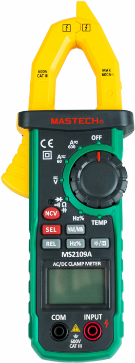 

Токоизмерительные клещи Mastech MS2109A, Токоизмерительные клещи Mastech MS2109A 13-1309
