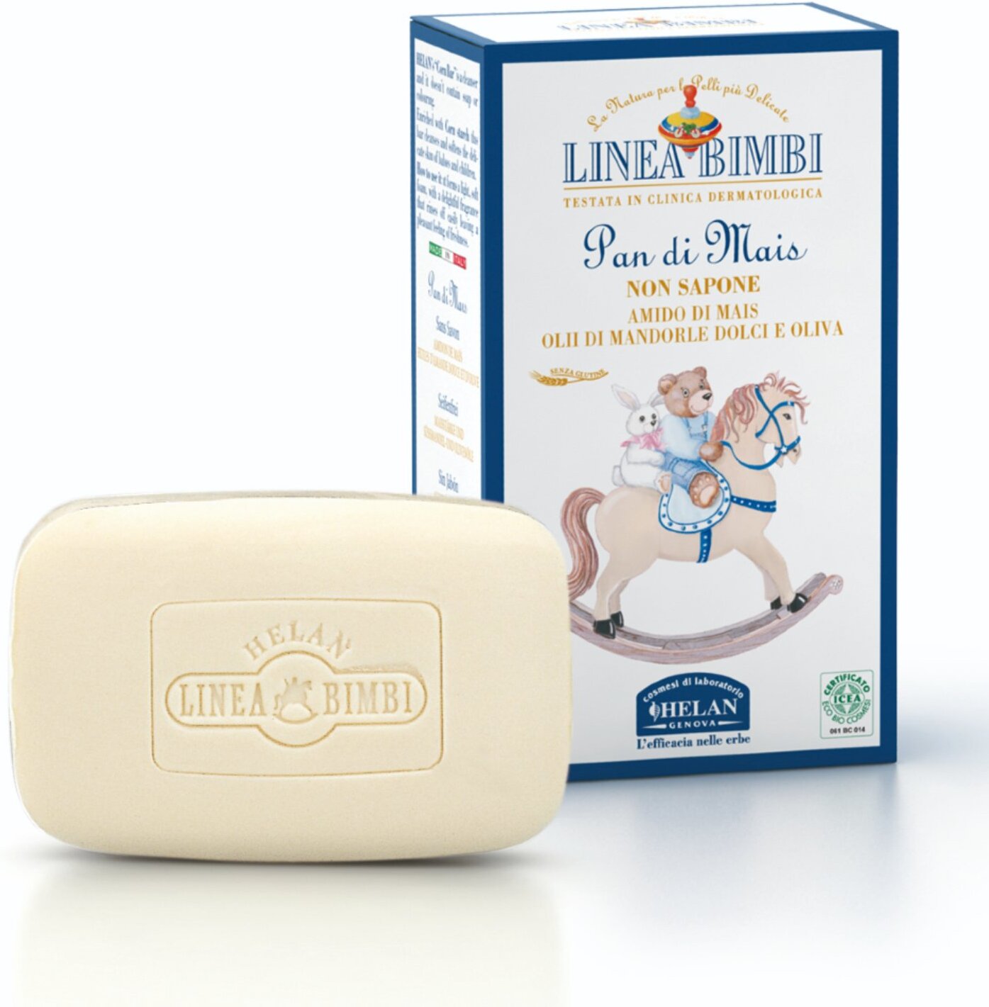

Мыло твердое Helan Органическое детское без щелочи Linea Bimbi 100 гр