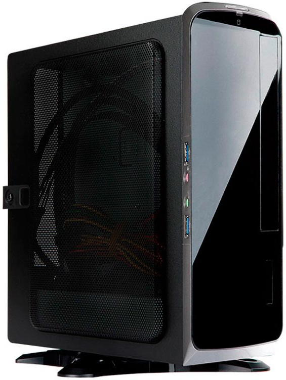 

Корпус для компьютера In Win BQ-660S Black [IP-AD150A7-2], Корпус Inwin BQ-660S (InWin BQ-660S IP-AD150A7-2 Black (2xUSB3.0, 150W, mini-ITX, foot stand))
