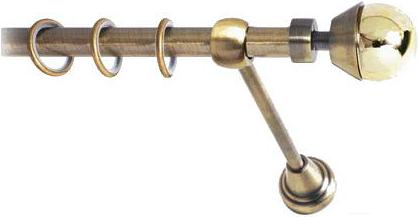 

Карниз Lm Decor Мельба 041 1р гладкий 2.4м антик, Мельба 041 1р гладкий 16мм 2.4м