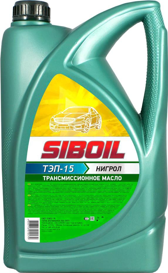 

Трансмиссионное масло SibOil ТЭП-15В Нигрол 3л (6020)