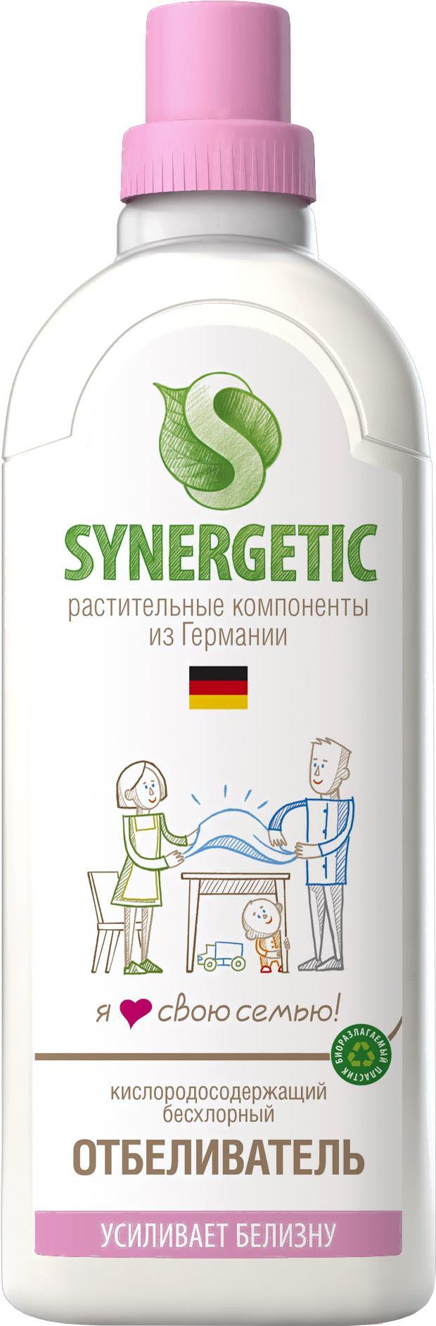 

Средства для стирки Synergetic Отбеливатель 1л, Отбеливатель Synergetic 1л