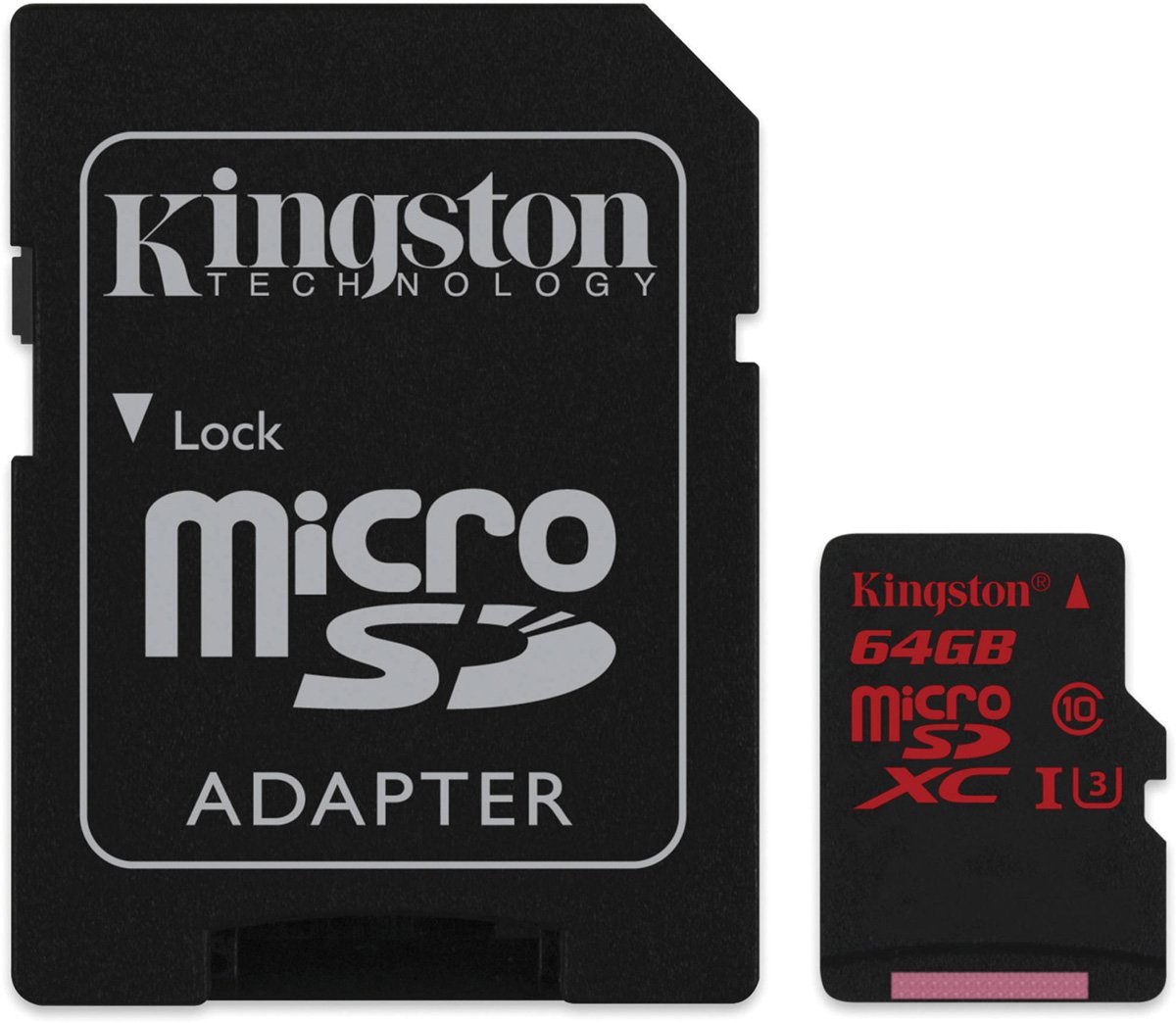 

Карта памяти Kingston microSDXC UHS-I U3 (Class 10) 64GB (SDCA3/64GB), microSDXC UHS-I U3 (Class 10) 64GB (SDCA3/64GB)