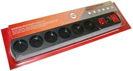 

Стабилизатор (сетевой фильтр) Most R 5 м 6 розеток Black [R 6-5-Ч], R 5 м 6 розеток