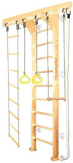 

Детский спортивный комплекс Kampfer Wooden Ladder Wall №1 3 м натуральный/белый, Спортивный комплекс Kampfer Wooden Ladder Wall №1 3 м натуральный/белый
