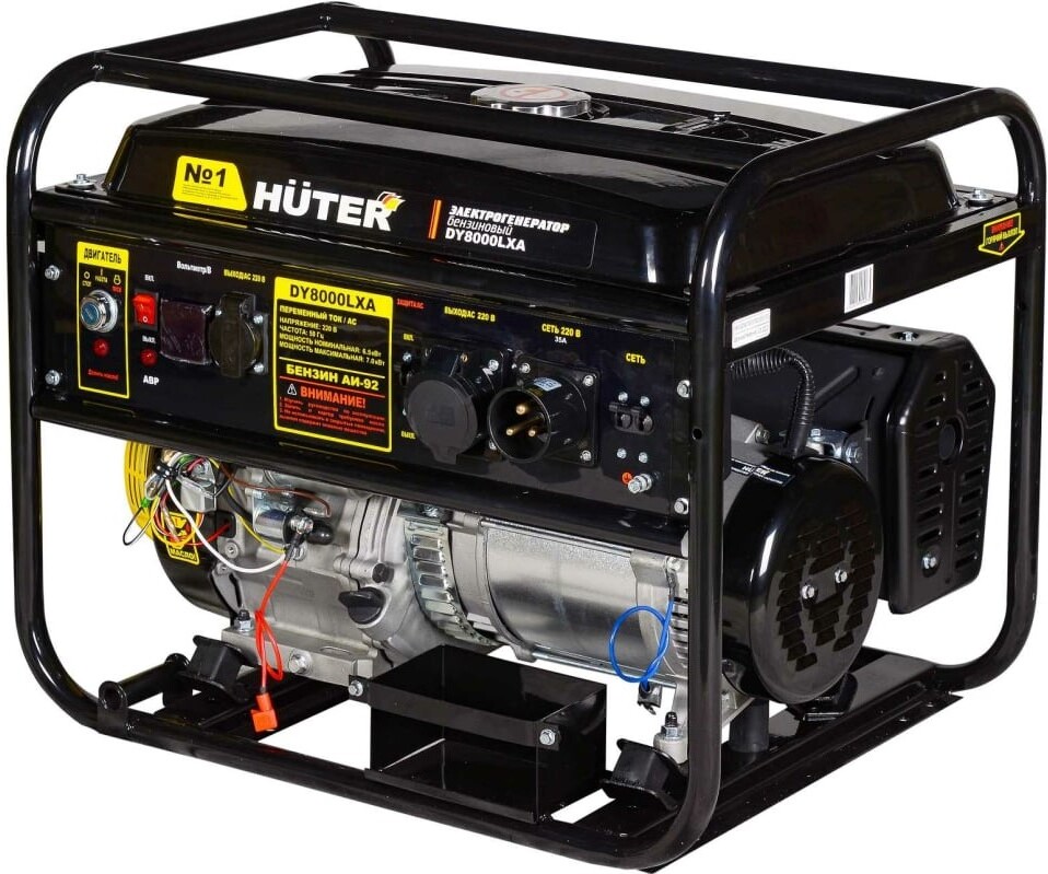 

Бензиновый генератор Huter DY8000LXA, Генератор Huter DY8000LXA