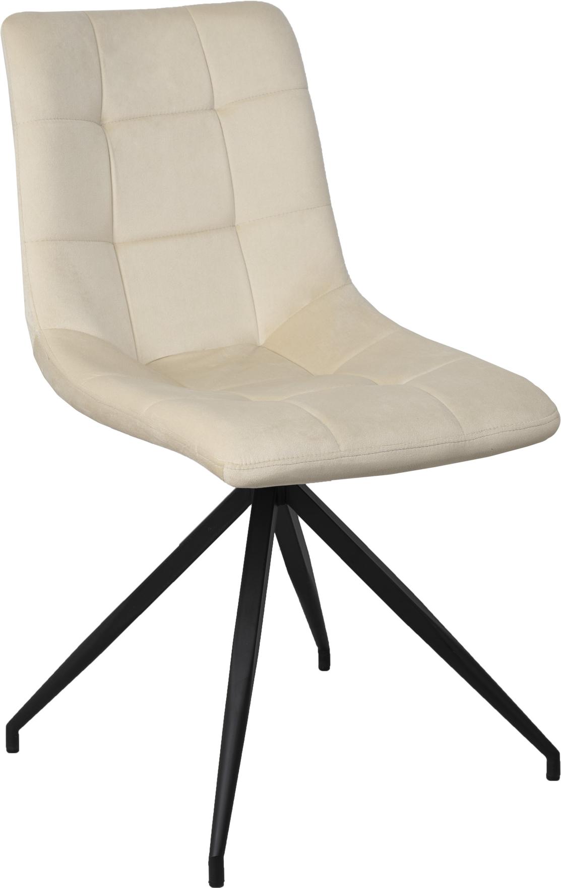 

Стул Aks Home Diamond велюр 8166-5 кремовый/черный, Diamond велюр 8166-5
