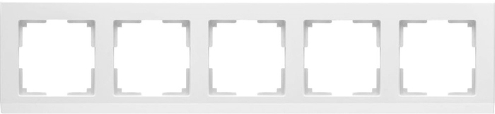 

Рамка для выключателя и розетки Werkel Stark 5 постов WL04-Frame-05-white белый [a030811], Рамка Werkel Stark 5 постов WL04-Frame-05-white a030811 белый