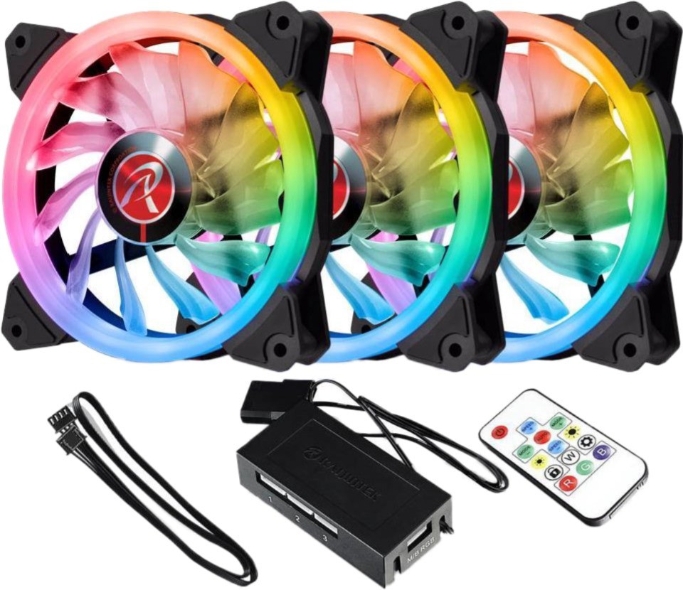 

Комплект вентиляторов Raijintek IRIS 12 RBW ADD-3 (0R40B00112)