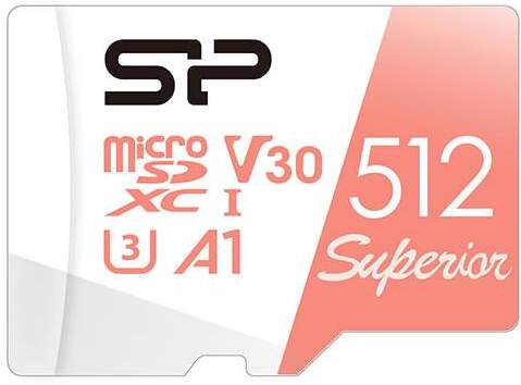 

Карта памяти Silicon-Power microSD 512GB Superior A1 microSDXC Class 10 UHS-I [SP512GBSTXDV3V20], Карта памяти Silicon-Power microSD 512GB Superior A1 microSDXC Class 10 UHS-I SP512GBSTXDV3V20