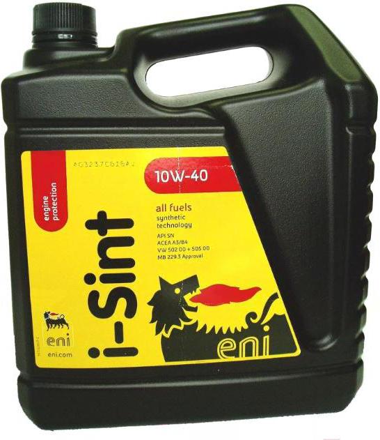 

Моторное масло Eni I-Sint 10W40 5л, I-Sint 10W40 5л