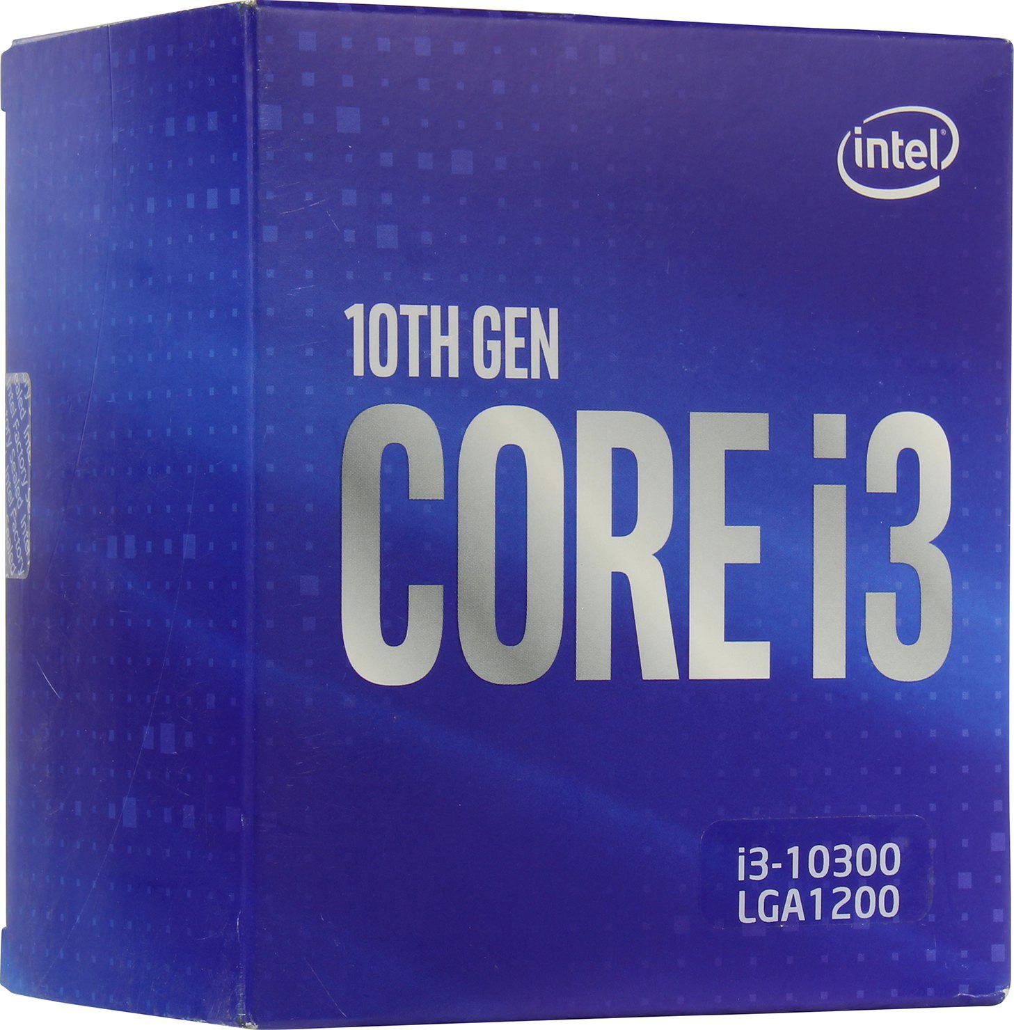 

Процессор Intel Core I3-10300 Box [BX8070110300 S RH3J], Core I3-10300 Box