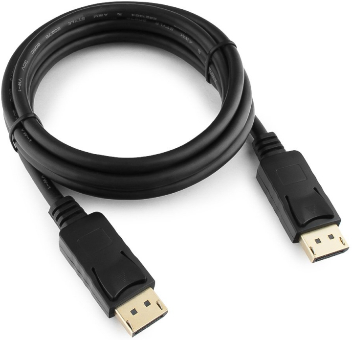 

Кабель, адаптер, разветвитель Gembird CC-DP-6 черный, Кабель Cablexpert DisplayPort CC-DP-6, v1.1, 1.8м, 20M/20M, черный, экран, пакет