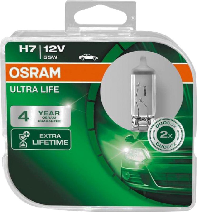 

Автомобильная лампа Osram H7 64210ULT-HCB Комплект, H7 64210ULT-HCB