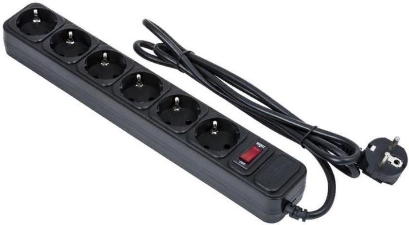 

Сетевой фильтр ExeGate SP-6-3B черный, SP-6-3B